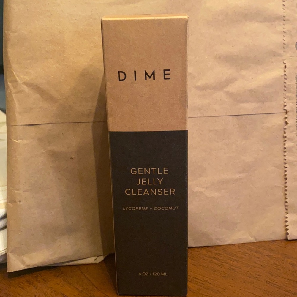 Dime gentle jelly cleanser new in box never used